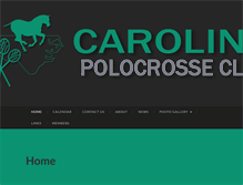 Tablet Screenshot of carolinapolocrosse.com